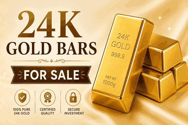 24K Investment Grade Gold Bars