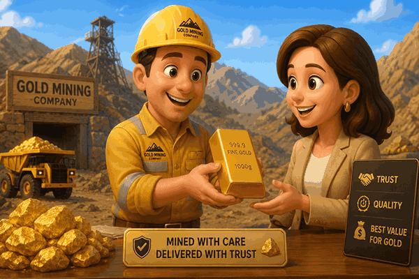 Gold Mining Companies Selling Gold