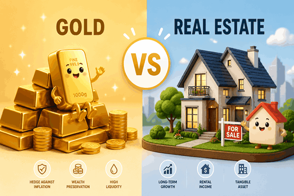 Gold vs Real Estate Investment
