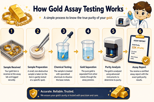 How Gold Assay Testing Works and Gold Purity Verification