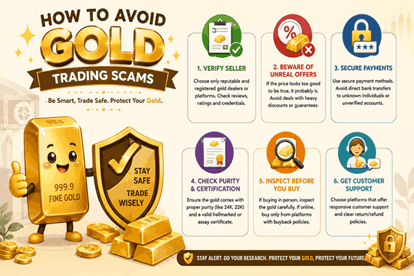 How to Avoid Gold Trading Scams and Verify Legitimate Gold Suppliers