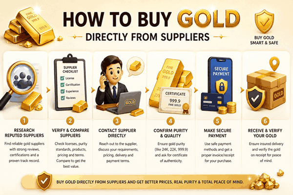 How to Buy Gold Directly from Suppliers - Safe Gold Purchasing Guide