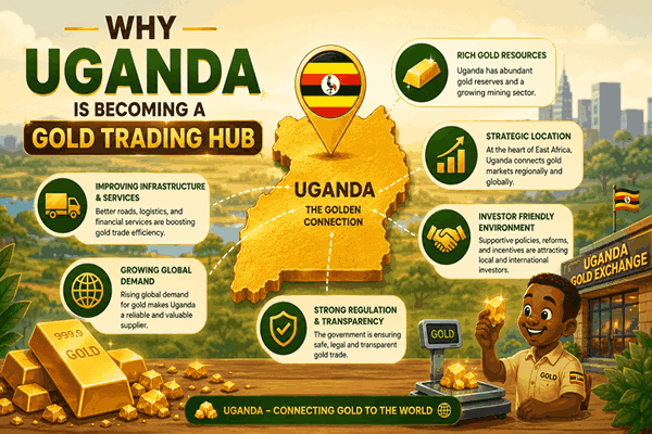 Why Uganda Is Becoming a Leading Gold Trading Hub in Africa